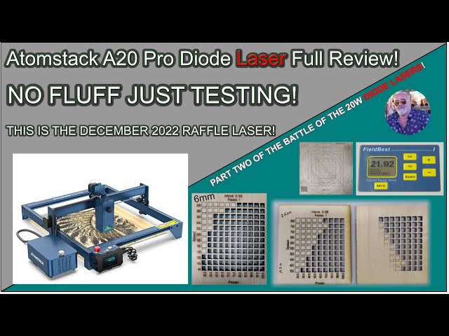 Amazing Atomstack A20 Pro laser engraver promo on  