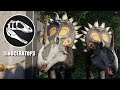 Accurate Sinoceratops vs Velociraptor & Tarbosaurus - JWE 2 Mods (4K 60FPS)
