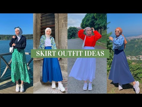 Skirts Hijab Outfits styling
