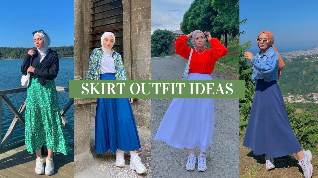 Skirts Hijab Outfits styling