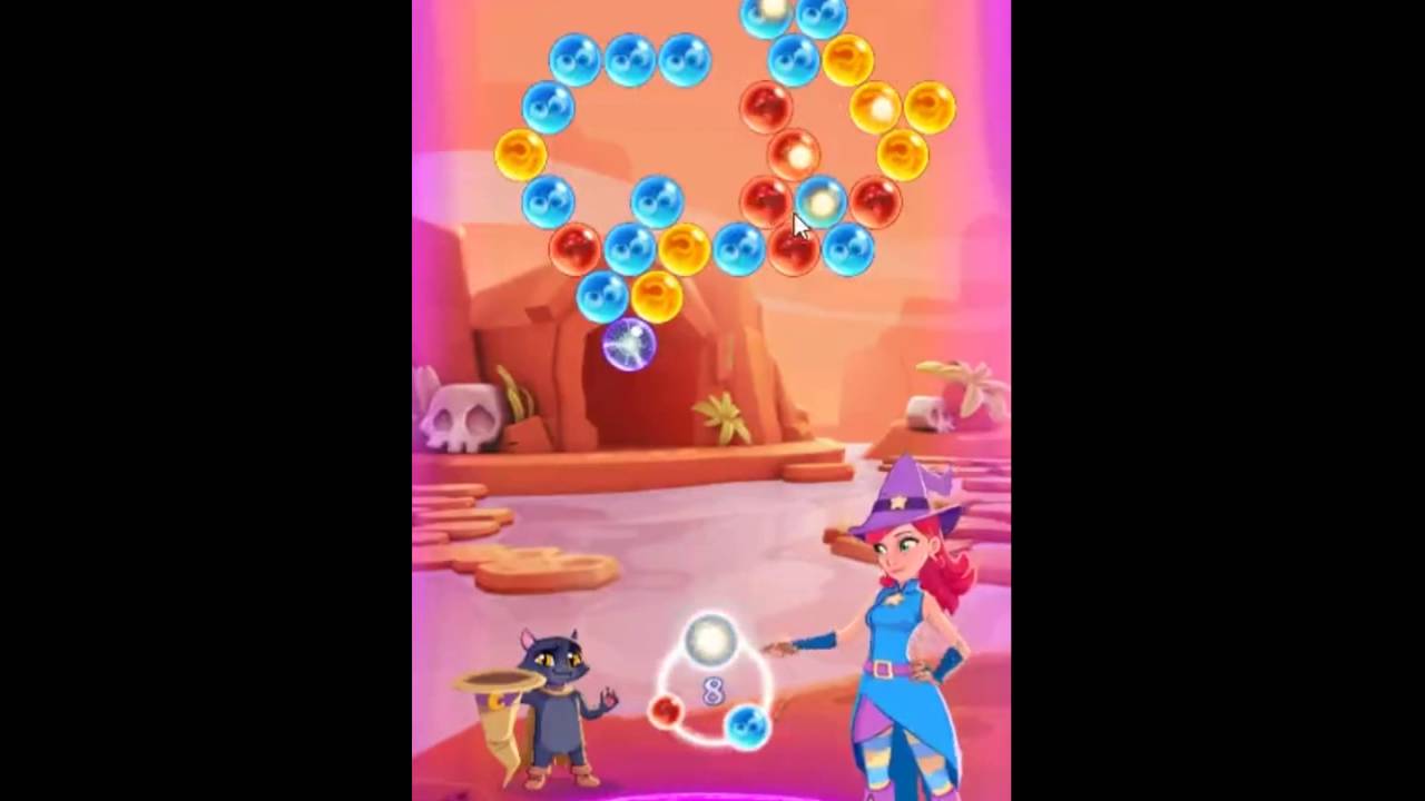 Bubble Witch Saga 3 Level 71 - NO BOOSTERS 🐈 