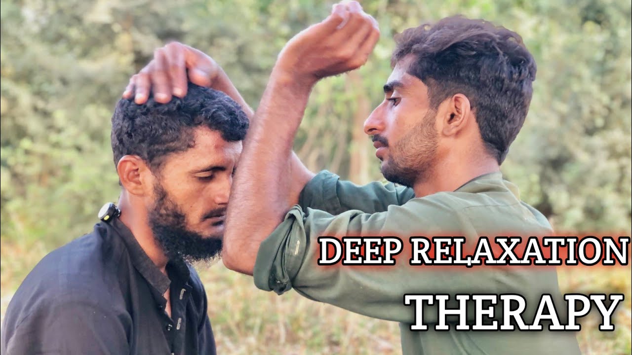 ASMR BACK SHOULDER HEAD THERAPY MASSAGE | INDIAN RELAXATION VIDEO ...