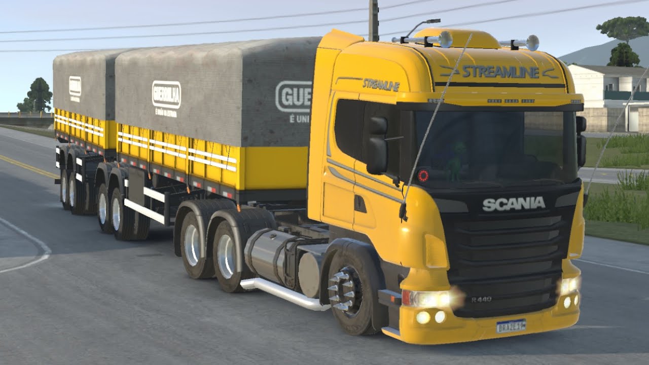 NO AGUARDO DA ATUALIZAÇÃO. Scania R440 bitrem no Global Truck Online 
