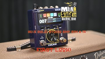 NU-X Solid Studio MKII Preamp & Tube Amp Cab Sim IR loader Pedal First Look