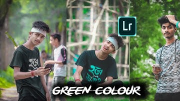 Green color correction light effect Editing like Atharv Raut, Lightroom Mobile Editing Tutorial