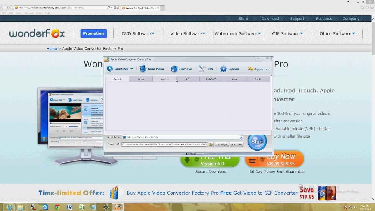Wonderfox Apple Video Converter Factory Pro Review