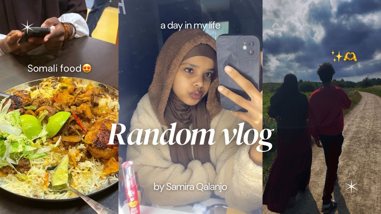 Kaalay ila soco: Aarhus Bazar 🛍️ | somali food 🥘 | Random Vlog”🤪
