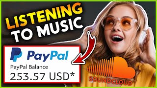 Earn $3.75+ Per SONG Listening To Music on SoundCloud (FREE) - Make Money Online - listen music and earn money app