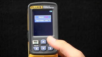 How to Use the Fluke VT04 Visual IR Thermometer Hi/Low Temperature Alarms