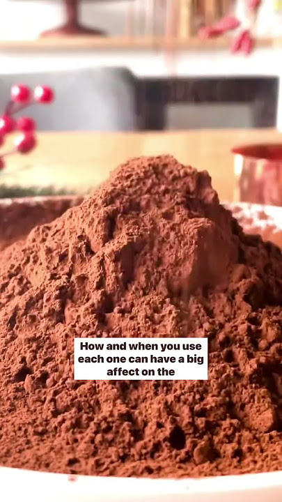 Are you using the right cocoa? 🍫💁‍♀️