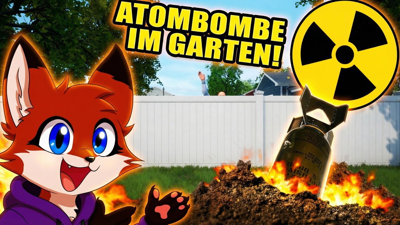 WIR bauen eine ATOMBOMBE in unserem GARTEN???
