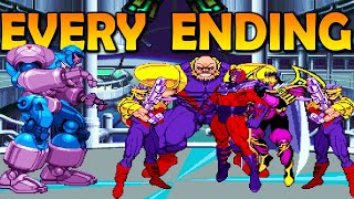 Every Character Ending XMen Children of the Atom Arcade Game