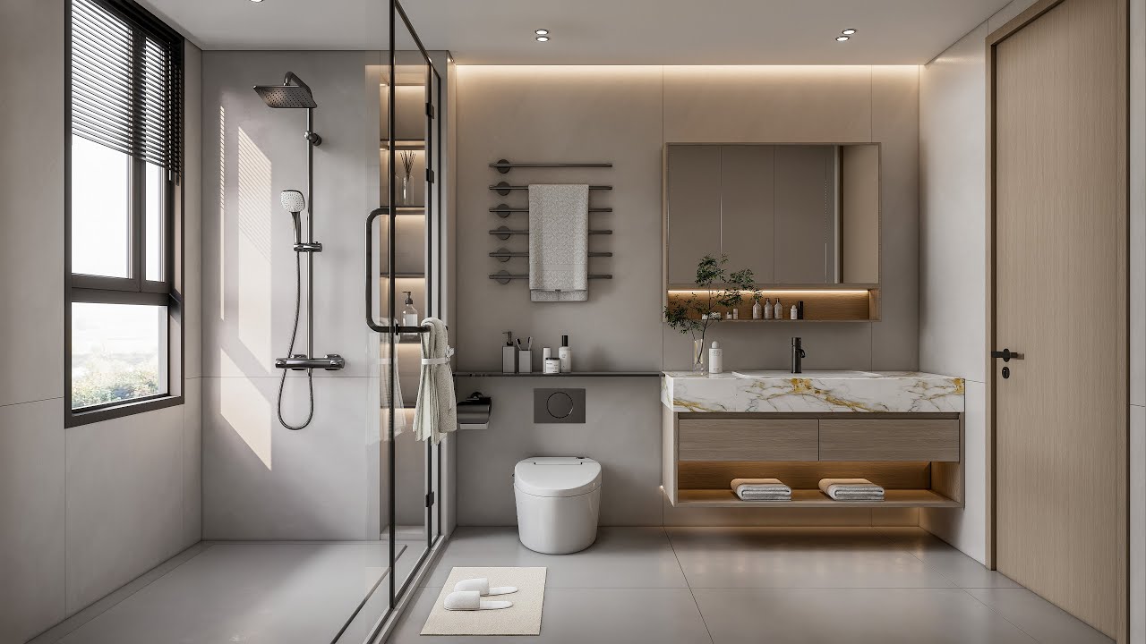 Bathroom 10 enscape render