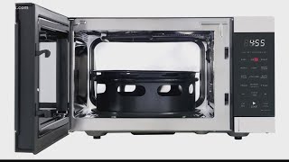 Restored PowerXL Microwave Air Fryer Plus, Stainless Steel / Black, 1cu.  ft. (Refurbished) 