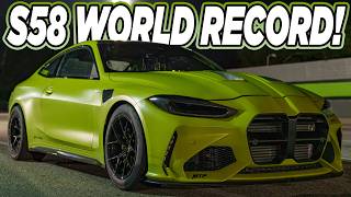 M4 Runs 7.52@190MPH! World’s Quickest & Fastest S58 BMW