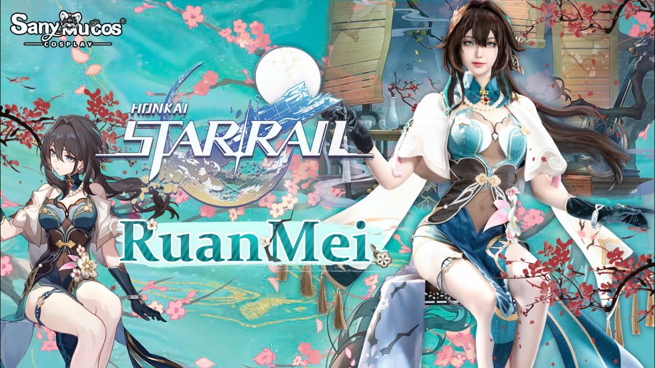 【SanyMuCos】Honkai: Star Rail Ruan Mei Cosplay Costume Premium Edition Detail Show