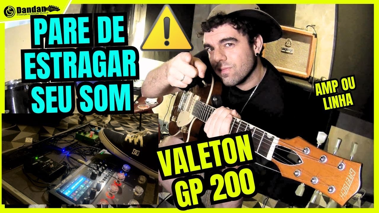 Valeton GP 200 | Como ter o melhor som em Ampli ou Linha aprenda e ...