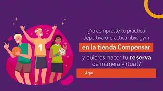 Aprende cómo reservar tu práctica deportiva en Tienda Compensar | Compensar