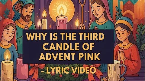 Why is the Third Candle of Advent Pink?  #advent #christmas #christ  @Catechetical_Tunes