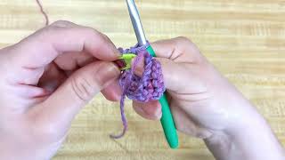 How to crochet | how to increase 3 single crochet stitches in one single crochet | crochet tutorial
