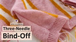 Knitting Tutorial: Three Needle Bind Off