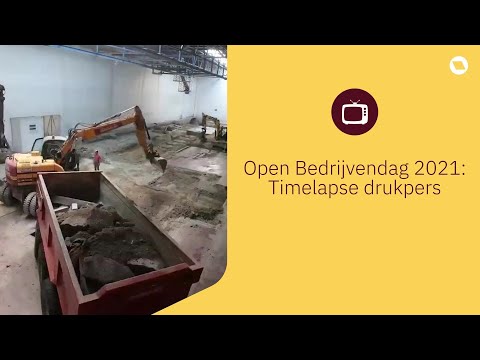 Roularta OBD Timelapse drukpers 2021