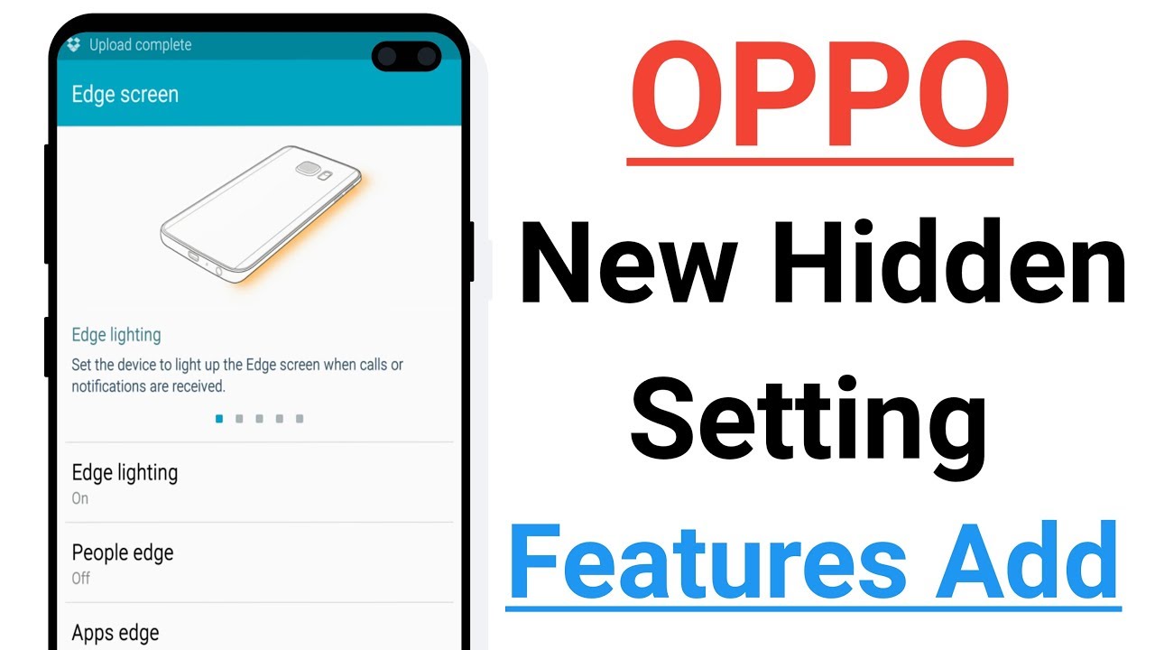 OPPO New Hidden Setting Features Add