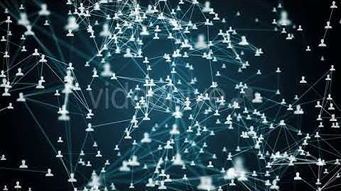 Network Connections in Social Networks | Motion Graphics - Envato elements