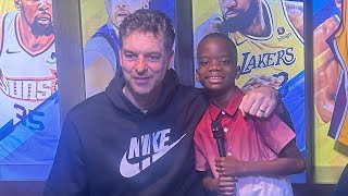 Jeremiah full interview with Pau Gasol  @NBA House in Indianapolis