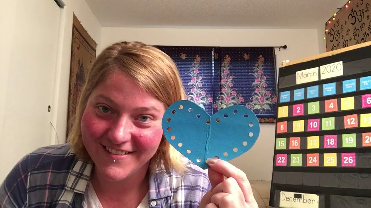 Afternoon Activity: Sewing Cards 03/26/20