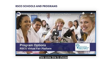 RSCO Introductory Video for the School Choice Program