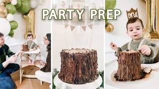 DIY Woodland First Birthday Prep &amp; Party | Fox&#39;s ONEdeerland