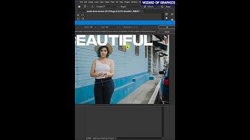 Place Text Behind An Object in Photoshop