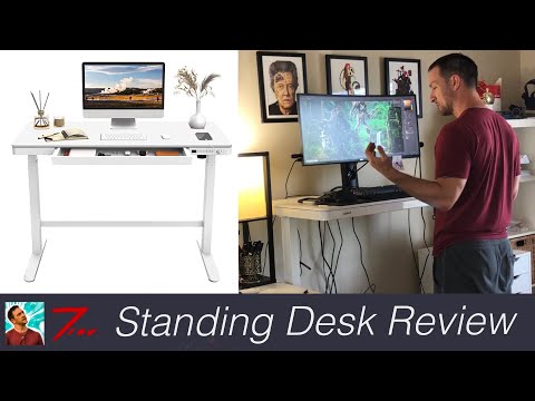 Review Flexispot Electric Standing Desk Height Adjustable 48 x 24