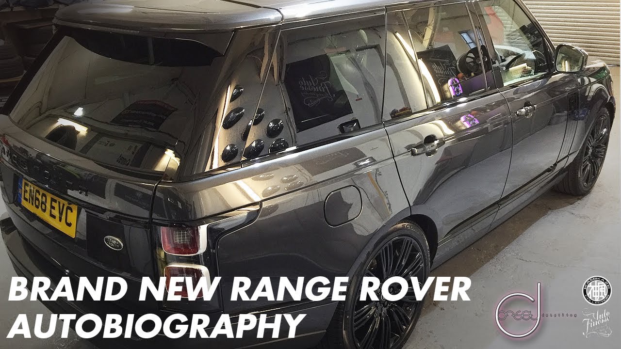 BRAND NEW RANGE ROVER AUTOBIOGRAPHY DETAIL OFFSET DETAILING ESSEX - YouTube