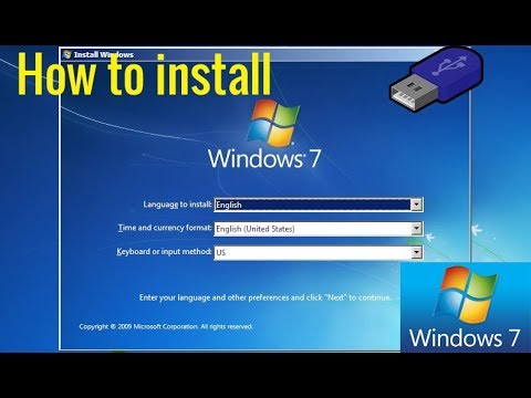 How to install Windows 7 on PC/Laptop - HD 2018 - YouTube