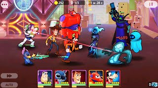 ГЕРОИ игра прохождение Disney Heroes Battle Mode диснея боевой режим 216 мобильная видео