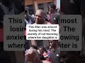 This Man was almost loosing his Mind. The anxiety of not knowing where her daughter is #utumishigirl