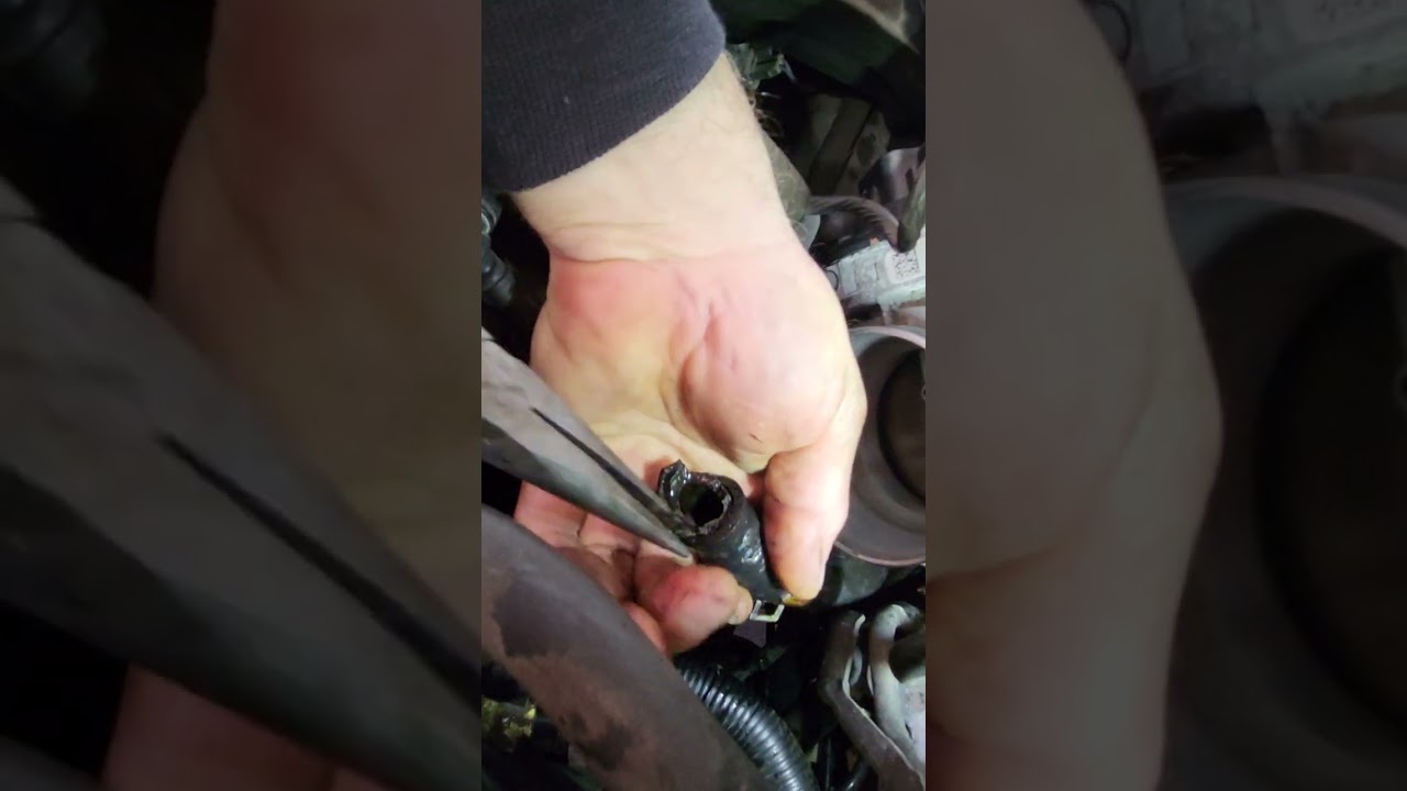 2007 mazda cx9 plastic heater hose 90 quick connector trick removal