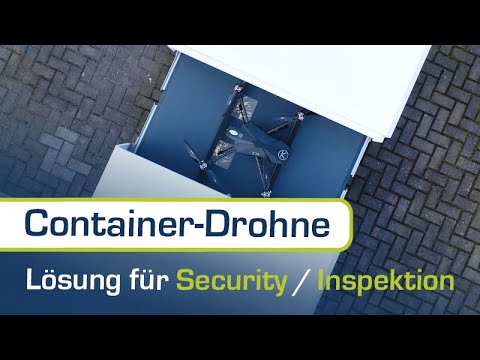 Vorstellung einer Spezialdrohne - automatischer Start- und Landung im Container