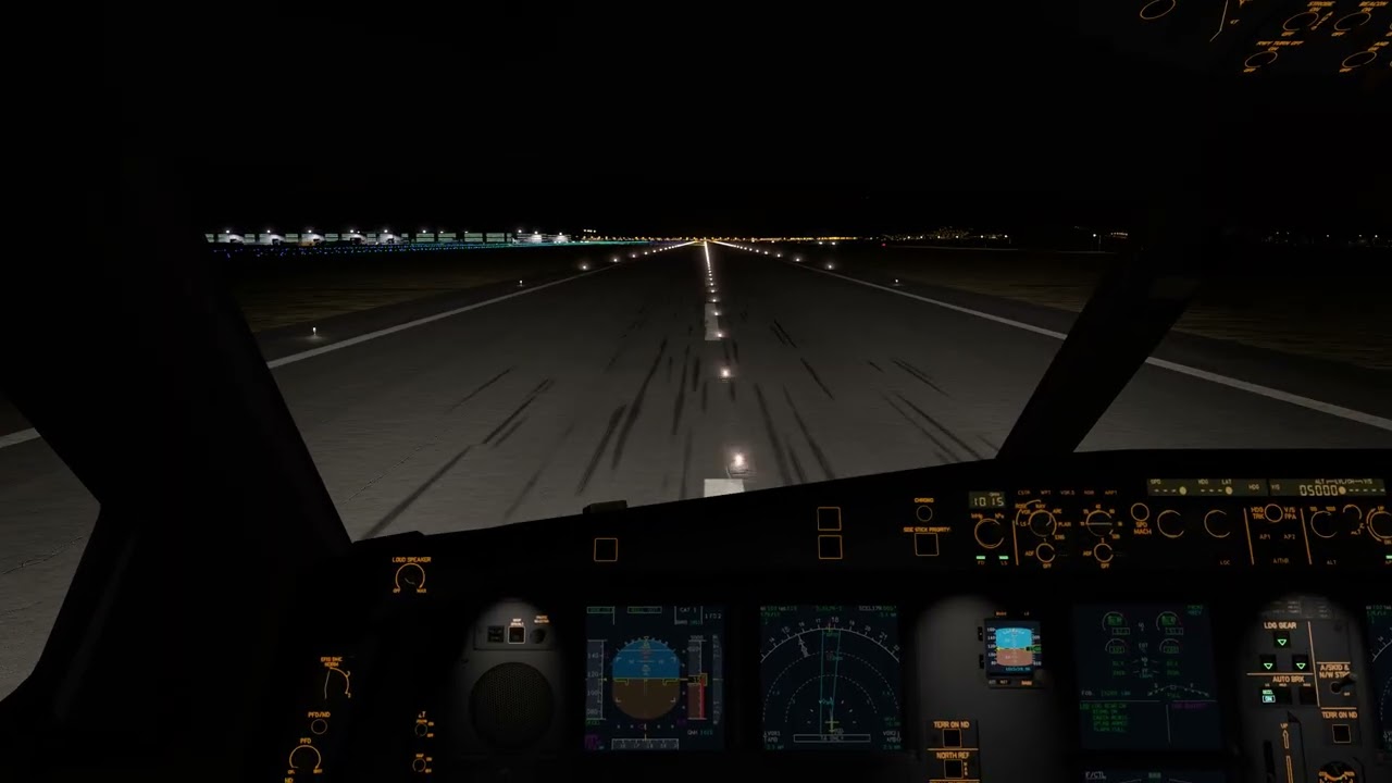 X-Plane 12 Toliss A330-900neo Landing in Santiago, Chile Runway 17R (cockpit view)