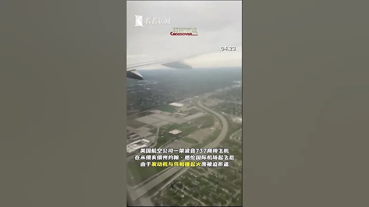 美國一架飛機起飛後撞鳥 在俄亥俄州緊急迫降 - 天天要聞
