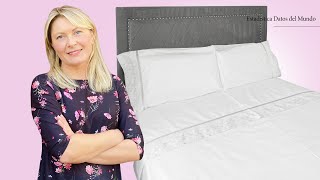 Beautify your bed with elegant sheet set / Fitted sheet and top sheet