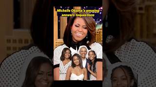 Michelle Obama’s Funniest Answer Ever#celebrity #michelleobama #usa#fyp#funny Wealth