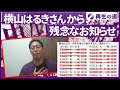 【再生の道】横山はるきさんから、残念なお知らせ #石丸伸二 #再生の道