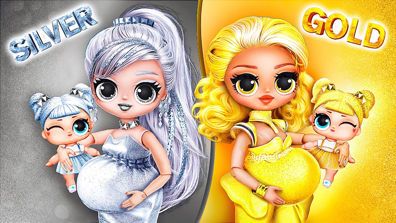 Бідна, Заможна, Гігазаможна стануть матусями! Вироби для ляльок LOL