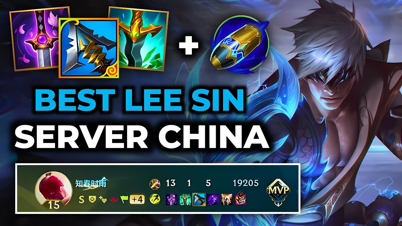 Lee Sin Wild Rift China - Build Runes Guide Patch 6.3g - Gameplay Lee Sin Season 19