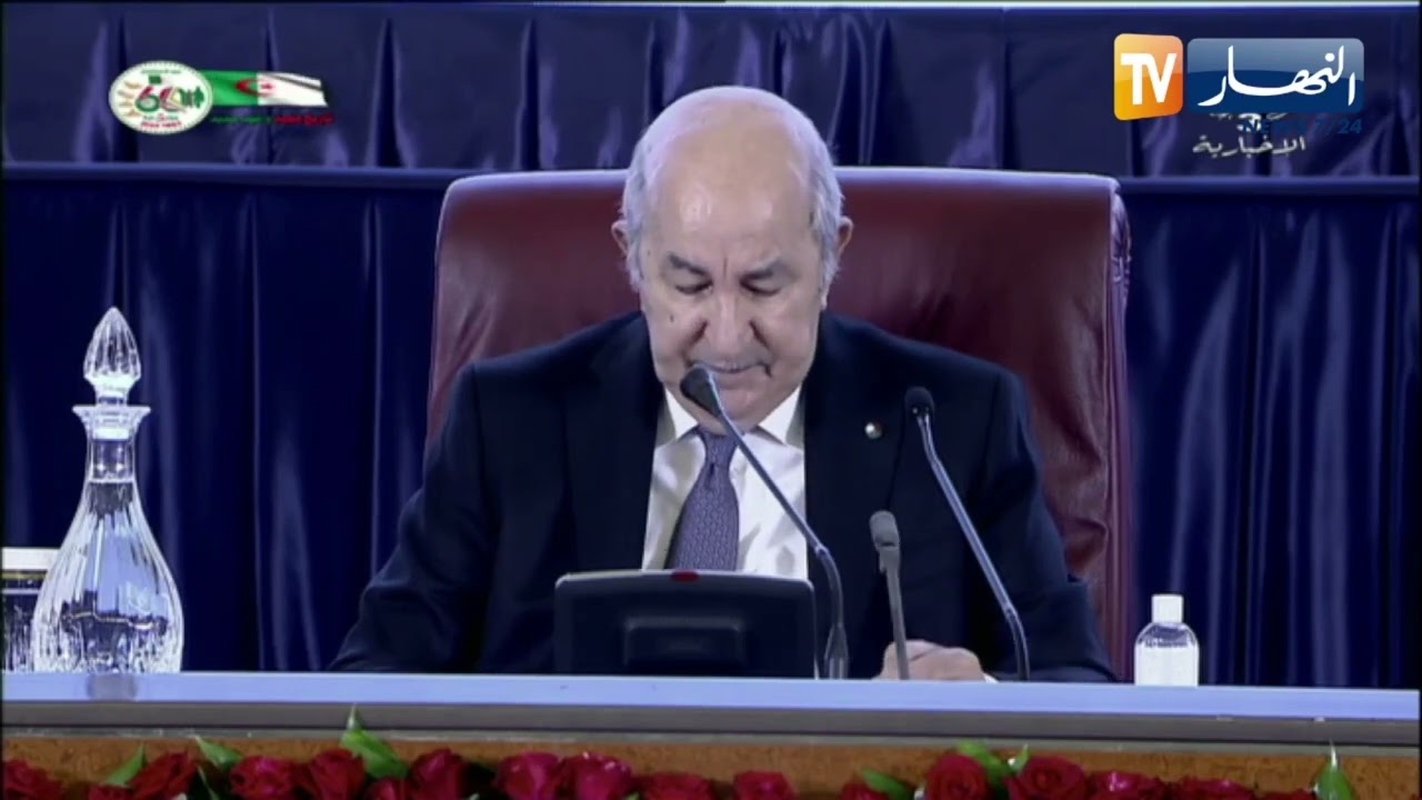 كلمة رئيس الجمهورية عبد المجيد تبون في لقاء الحكومة - ولاة