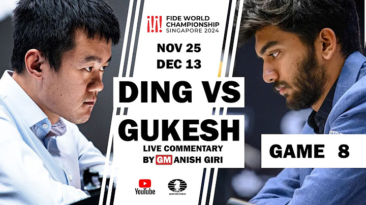 Ding vs. Gukesh Game 8 Opening