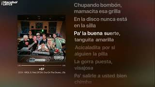 +57 | KAROL G, Feid, DFZM ft. Ovy On The Drums, J Balvin, Maluma, Ryan Castro  (Letra/Lyrics)